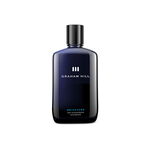 Vitalisierendes BRICKYARD 500 Superfresh Shampoo von GRAHAM HILL in einer dunkelblauen Flasche mit schwarzem Verschluss