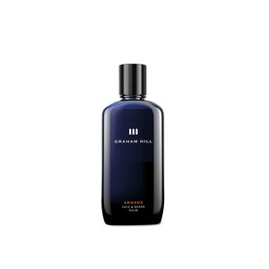 GRAHAM HILL ARNAGE Face & Beard Balm für Männer in einer dunkelblauen 200-ml-Flasche mit schwarzem Verschluss